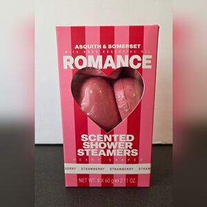 New Romantic Heart Shower Steamers Asquith & Somerset 8-pack